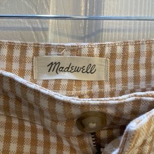 Madewell Hudson Pants Gingham Pattern